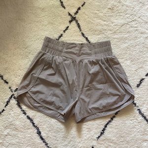 High waisted running shorts